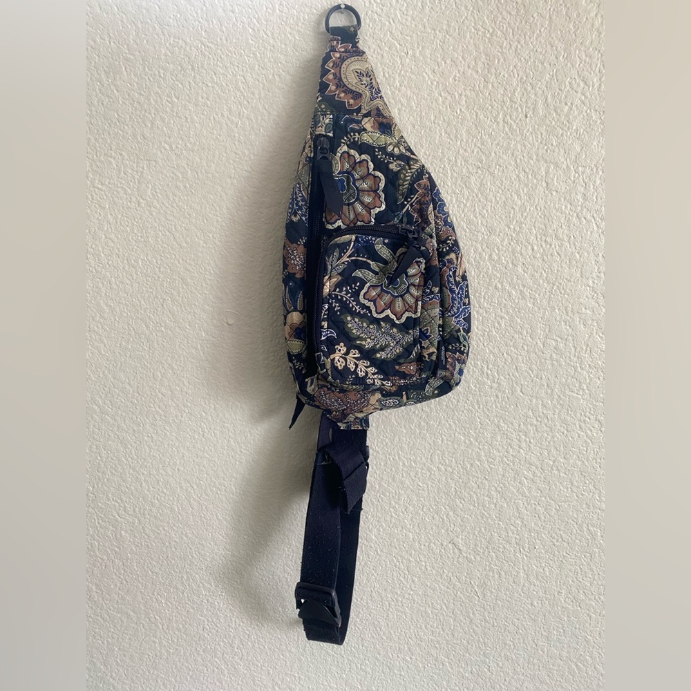 Vera Bradley Floral Quilted Crossbody Sling Bag - Picture 4 of 7